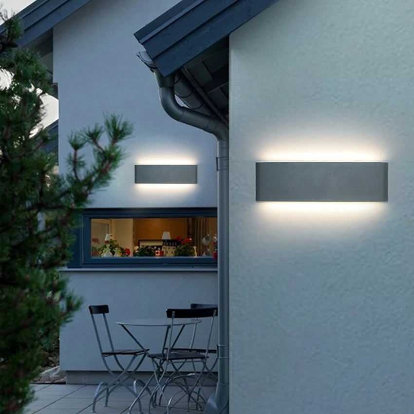 Led Up and Down Wall Lamp Outdoor Wall Light Waterproof Wall Sconce AC90-260V AU11