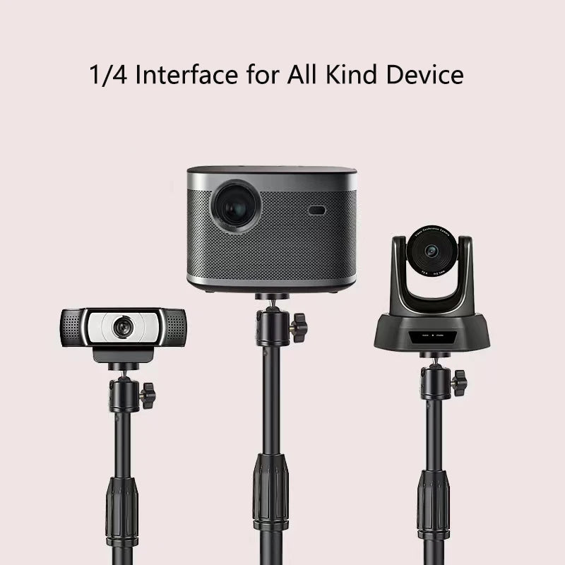 Adjustable Desktop Tripod Stand for Smartphone, Webcam & DSLR – Tabletop Mount for Video Calls, Filming, Vlogging