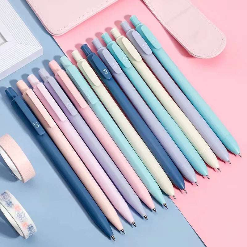 6pcs/set Fashion Macaron Mechanical Pencil |0.5/0.7mm Student Automatic Pencil For Kids Gift School Stationery Office Supplies