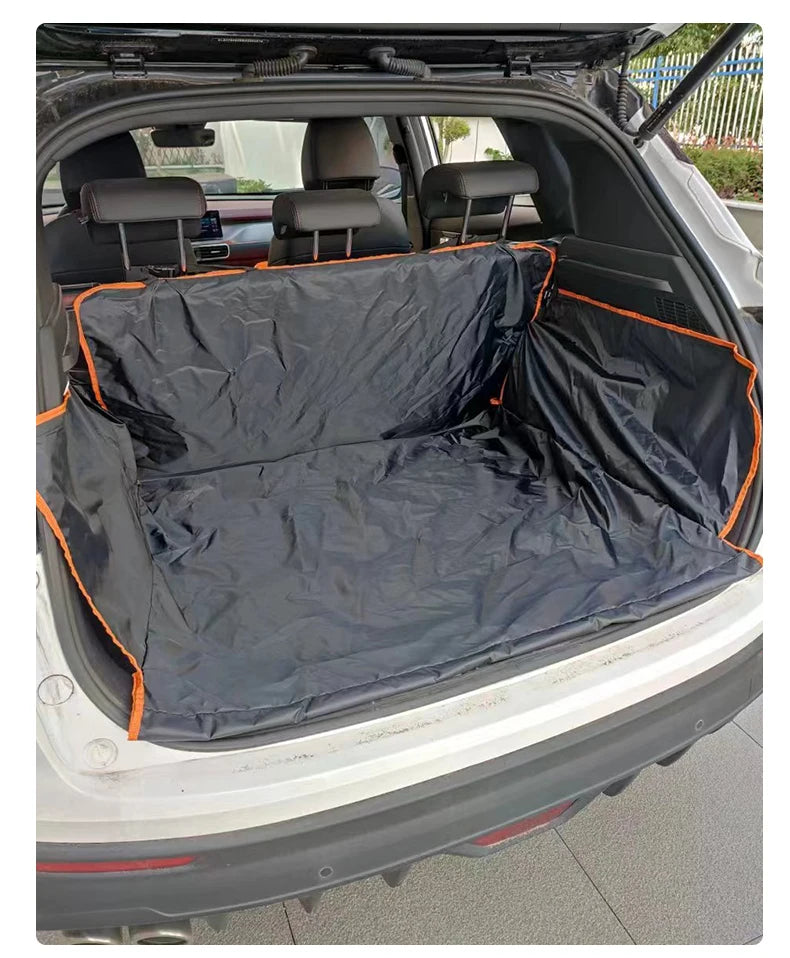 Waterproof Cargo Liner for Cars – Universal Fit Trunk Seat Cover | All-Season Rear Cargo Mat Protector