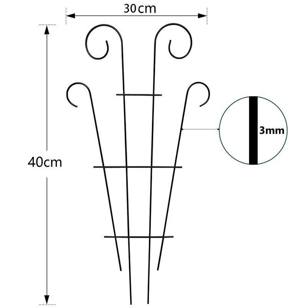 Garden Plant Support Stake Stand | Climbing Rack For Flower, Plants | Trellis Support Frame | Lawn & Garden Decor