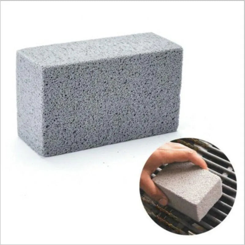 BBQ Grill Cleaning Brush | Brick Block Barbecue Cleaning Stone | Pumice Brick For Barbecue Rack Outdoor Kitchen BBQ Tools 2024 New