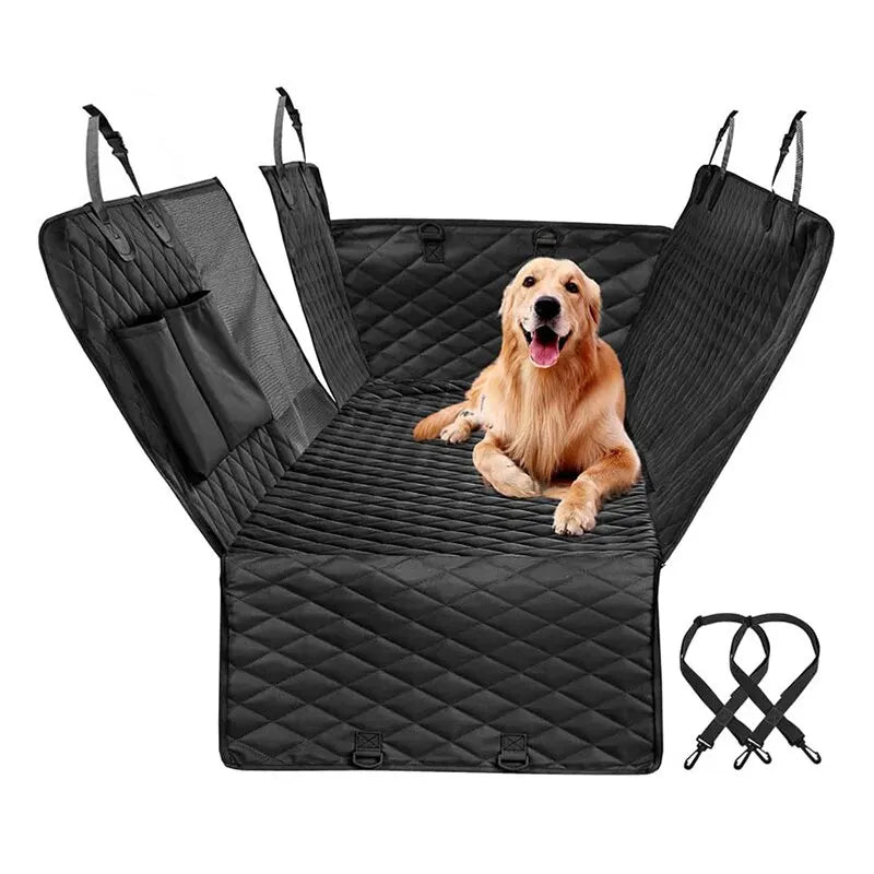 143×153CM Double Zipper Waterproof, Dirt-Resistant Car Pet Seat Pad For Rear Seats. Universal Fit