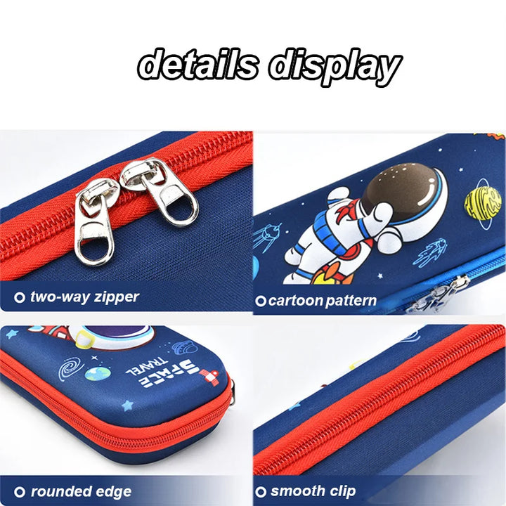 3D Pencil Case | Large Capacity Waterproof Light Pencil Box for Student School Supply