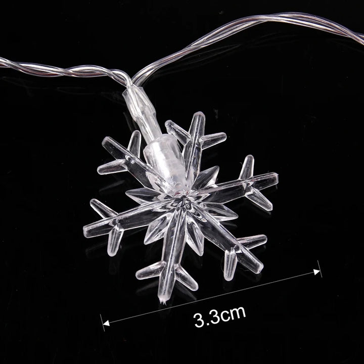 Snowflake Christmas LED Light Merry Christmas Decor for Home 2024 | Christmas Tree Ornaments Xmas Gifts New Year 2024