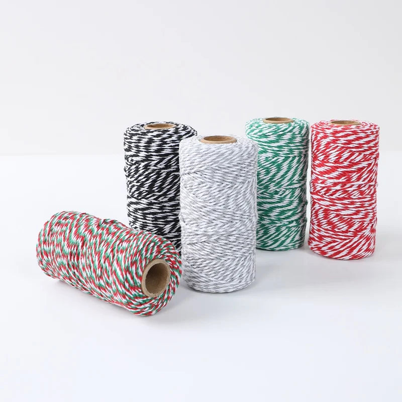 Christmas Wrapping String Rope Merry Christmas Decoration For Home Gift Box Packaging Rope New Year