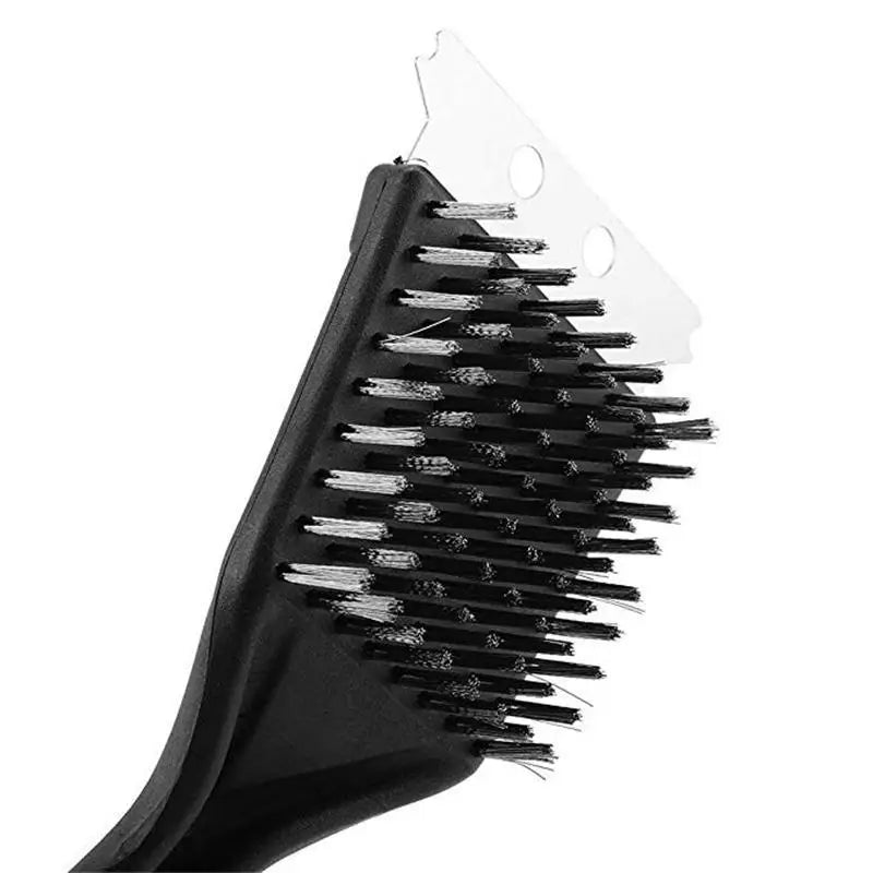 BBQ Cleaning Brush - Durable Steel Wire Bristles for Outdoor Grilling