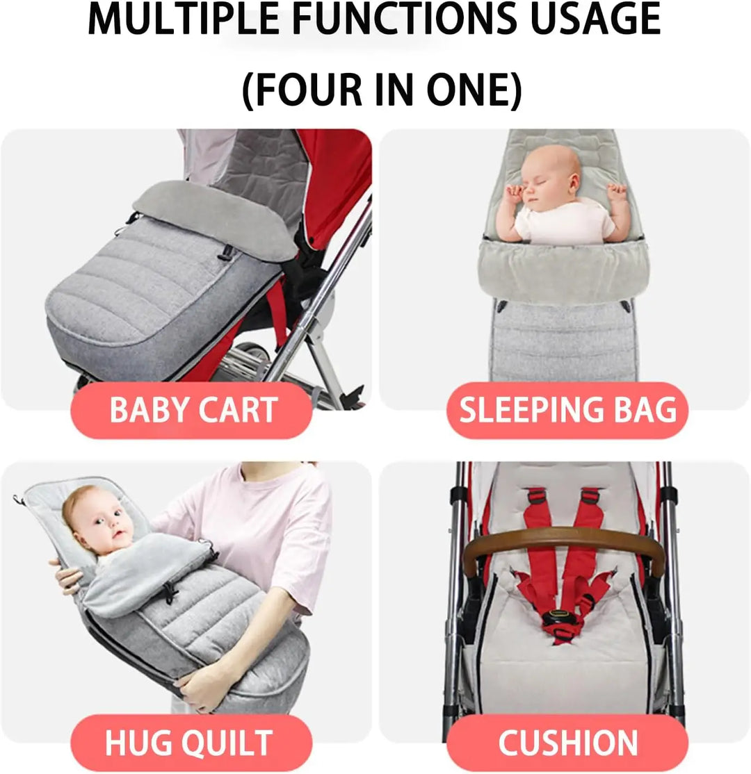 Baby Warm Stroller Bunting Bag Stroller Sleeping Bag Newborn Windproof Cushion Footmuff Pram Sleepsacks Infant Cart Sleep Sack