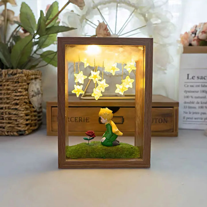 The Little Prince Night Light - Handmade DIY Photo Frame, Perfect for Bedroom Decor and Gifts