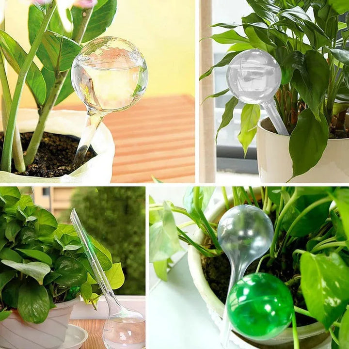 Self Watering Plastic Ball Feeder Water Cans Flowerpot Drip Irrigation Device for Indoor Outdoor Plants