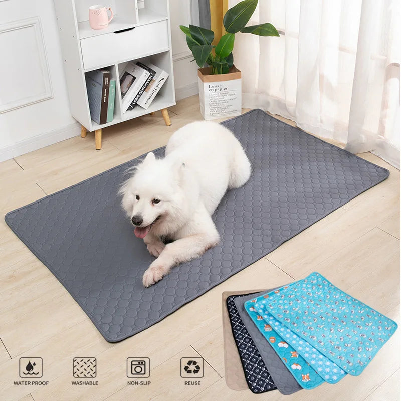 Dog Urine Pads Washable Reusable Anti Slip Pet Pee Pad Puppy Training Pad Pet Bed  for Car Seat Cover Pet Supplies