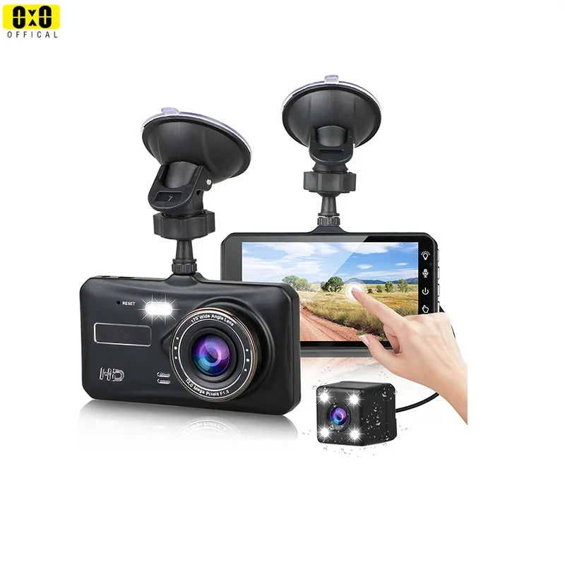 Dash Cam Front and Rear Car Video Recorder FULL HD 1080P, Night Vision, Driver Recorder