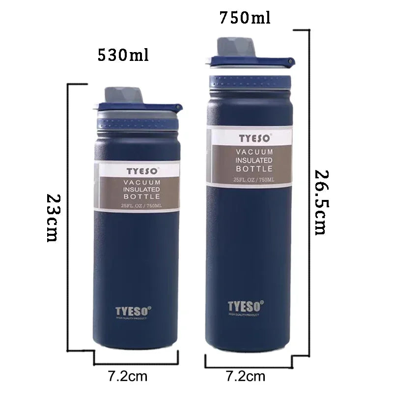 530/750ML Thermos Bottle | Stainless Steel Vacuum Flask Insulated Water, Tea, Coffee Bottle For Travel, School, Office | All Season Bottle