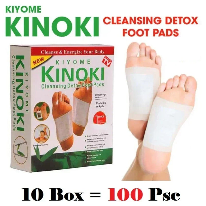 Korea Kinoki Cleansing Detox Leg Healthy Herbal Pads Feet Care Foot Spa Foot Care Dispel Dampness Sleep Well