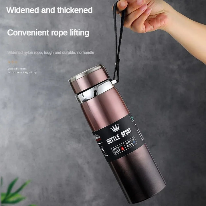 1 Liter Stainless Steel Water Bottle 24 hours | Insulated Portable Thermal Cup for Tea Coffee Tumbler Vacuum Flasks Thermoses