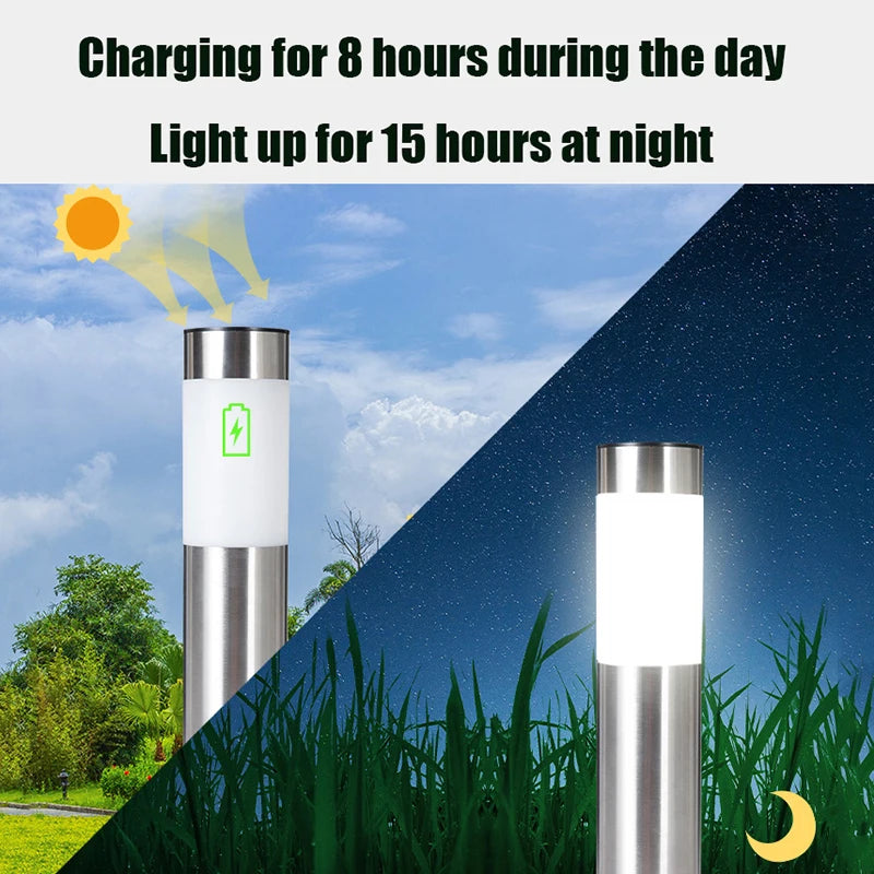 1 Pc Solar Pathway Lights | Waterproof, Auto On/Off Suitable For Walkway, Outdoor, Driveway, Yard, Lawn, Patio