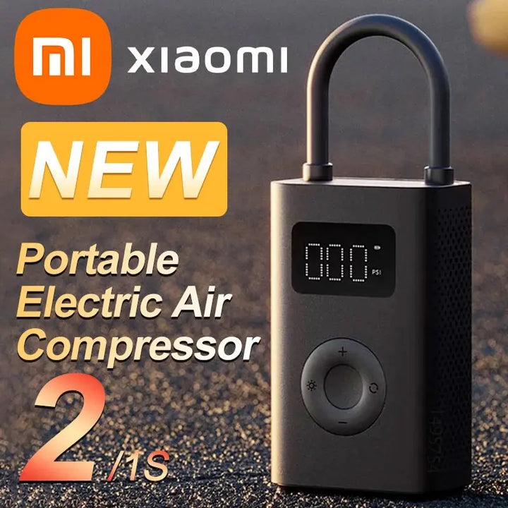 Xiaomi Portable Air Pump With Speed Boost Electric Air Compressor For Multiple Use