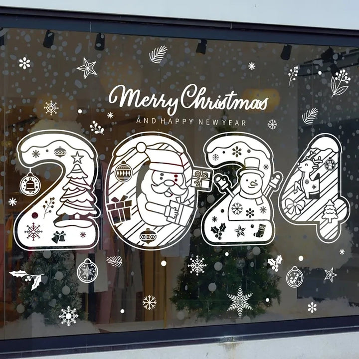 merry christmas 2024 stickers