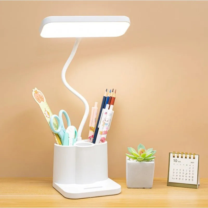 USB LED Desk Lamp - Eye Protection Night Light for Dormitory and Bedroom