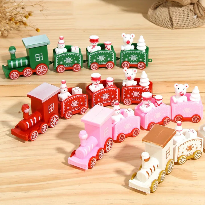 Christmas Train Merry Christmas Decorations For Home 2023 Cristmas Ornament Xmas Navidad Noel Gifts Happy New Year 2024