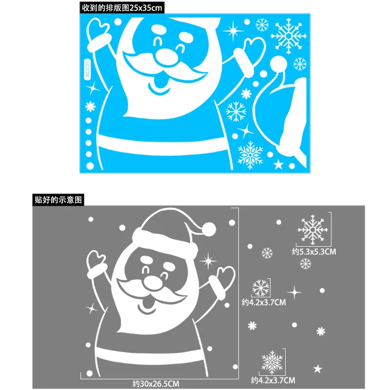 santa claus stickers 