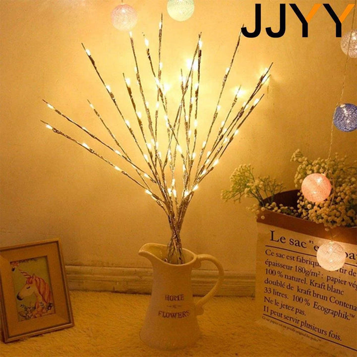 New 2024 Creative Willow Twig Branch Lights 20 LEDs Christmas Decoration for Home Xmas Decoration