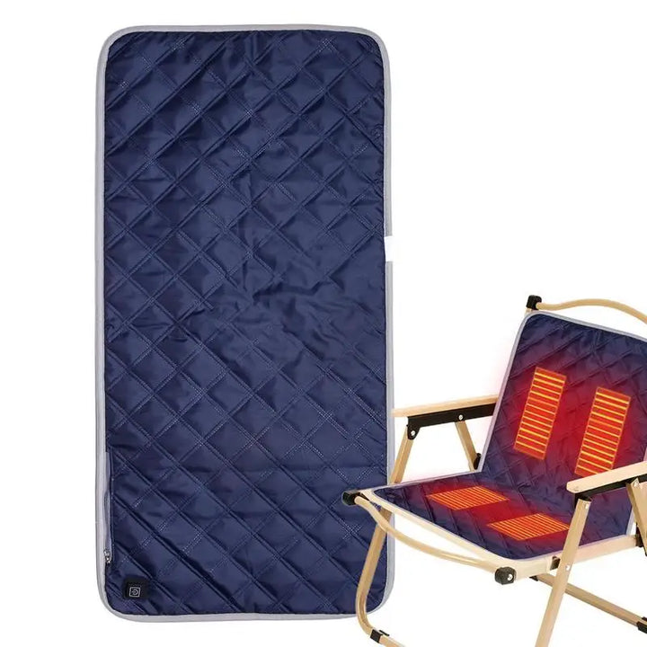 Electric Heated Chair Cushion Portable USB Heating Seat Pad 3 Levels Winter Warm Cushion Mat For Home Office Car Camping Fishing