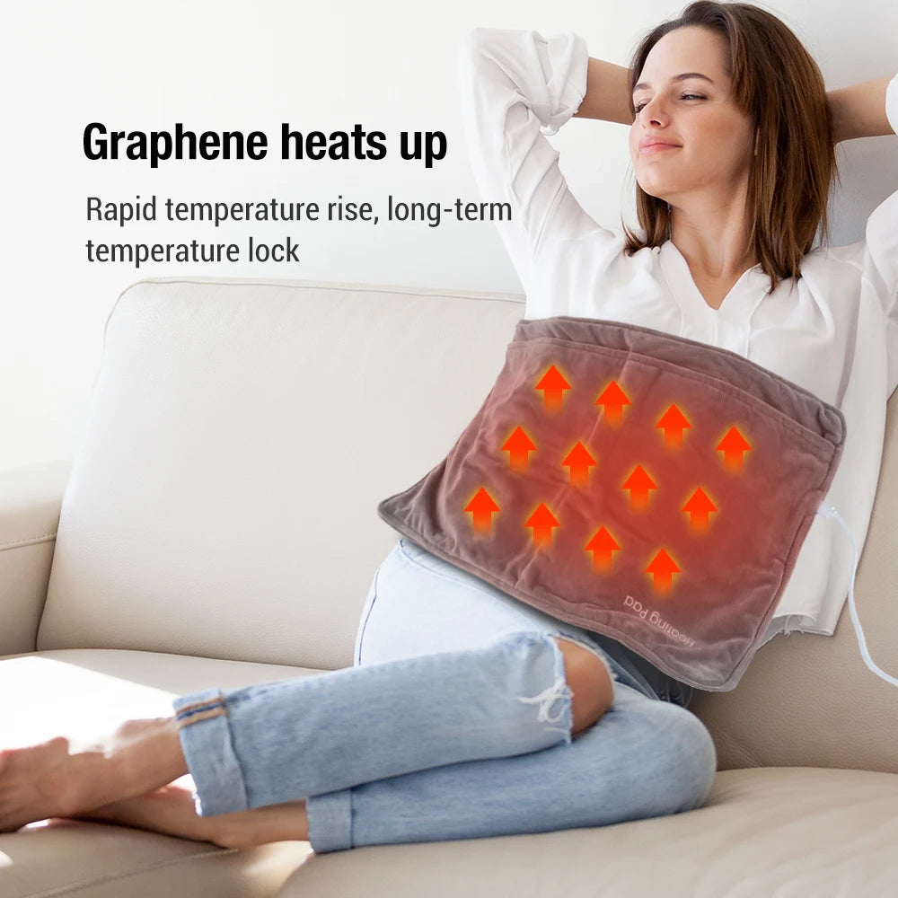 30x50cm USB Graphene Electric Heating Pad Portable Foot Heater Winter Hand Warmer Abdomen Waist Back Thermal Blanket Warming Mat