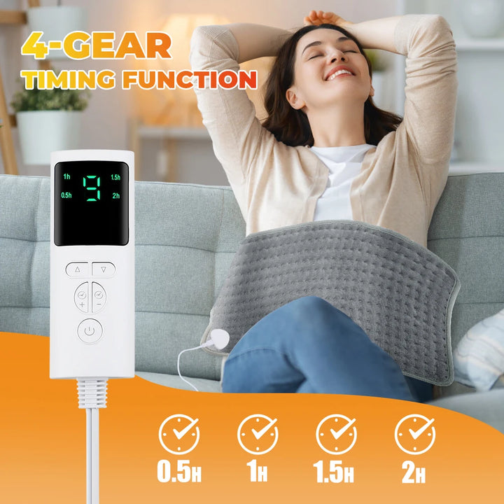 Upgrade Electric Heating Blanket For Foot, Hand, Abdomen.  Winter Warmer, Washable Thermal Blankets For Women & Men