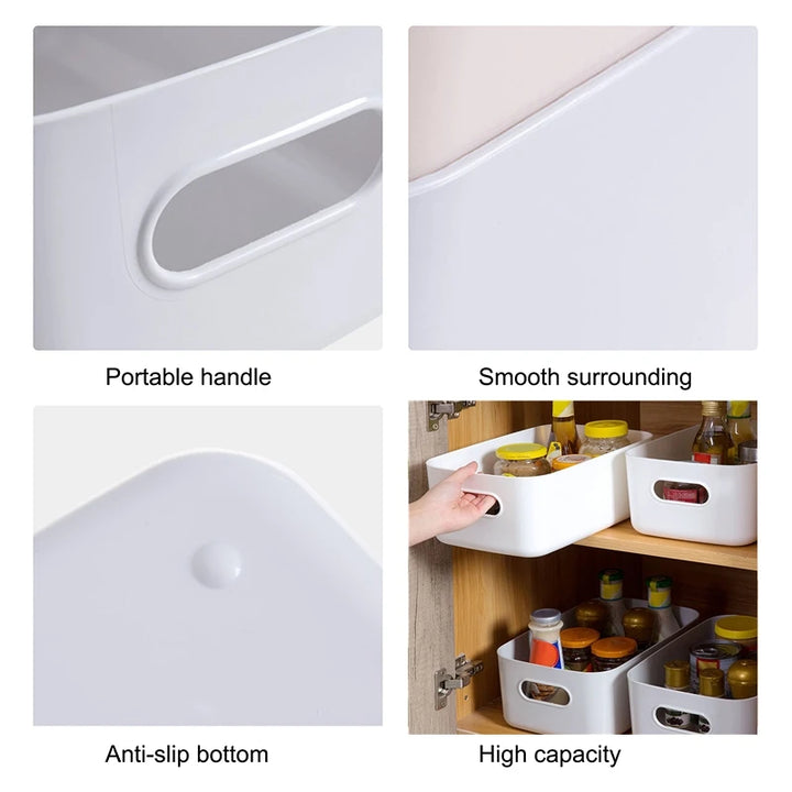 New Kitchen Organizer Under Sink Drawer Storage Box Cabinet Desktop Snack Makeup Storage Box Spice Organizer Kitchen Accessories