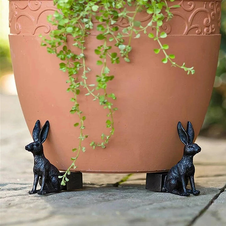 3PCS Animal Plant Pot Feet | Resin Flower Pot Supports, Garden Decor, Bonsai Holders