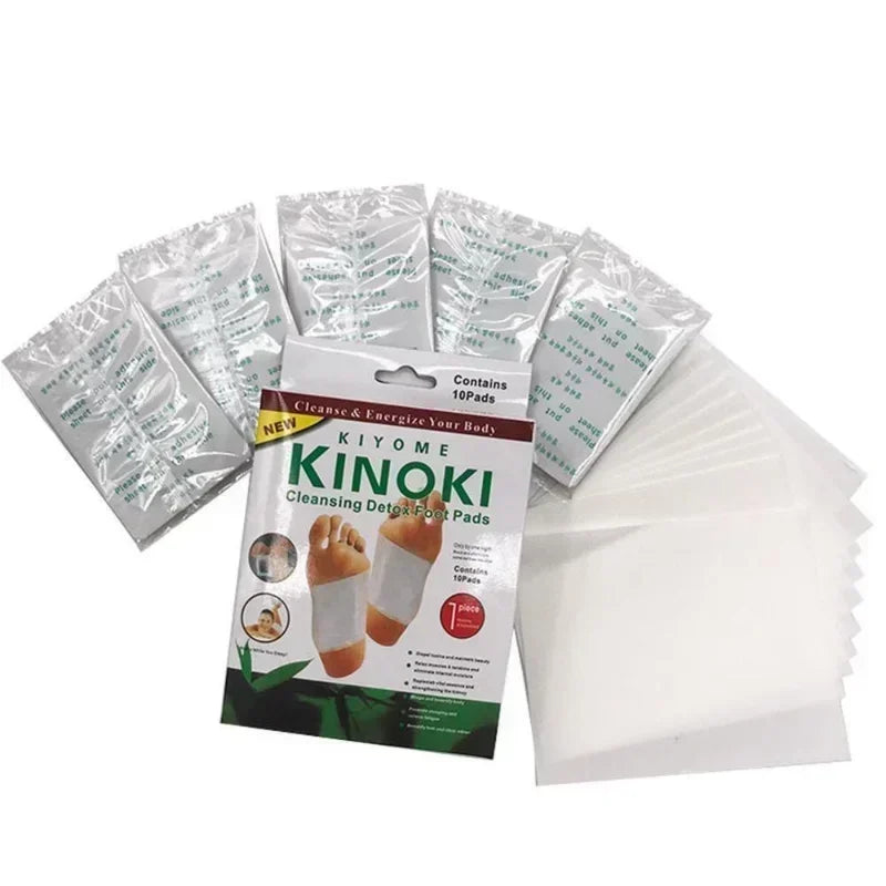 Korea Kinoki Cleansing Detox Leg Healthy Herbal Pads Feet Care Foot Spa Foot Care Dispel Dampness Sleep Well