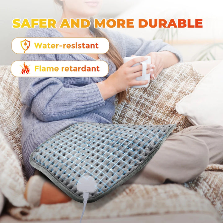 Upgrade Electric Heating Blanket For Foot, Hand, Abdomen.  Winter Warmer, Washable Thermal Blankets For Women & Men