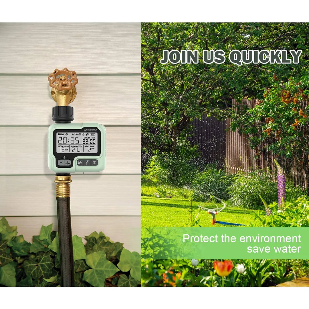 HCT-322 Automatic Digital Water Timer For Garden & Lawn Irrigation | Intelligent Sprinkler Used Outdoor to Save Water & Time