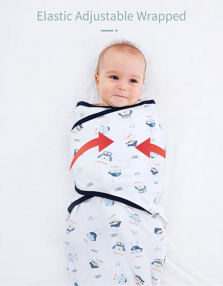 INSULAR New Summer Thick Swaddle 100% Cotton Newborn Infant Bags Wrapping Baby Sleep Sack Diaper Cocoon For Newborns Bags 1pc