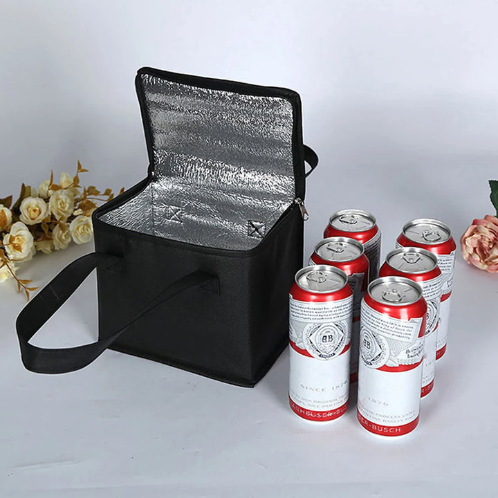 Thermal Cooler Bag - Portable Insulated Picnic Lunch Box, Beer and Drink Organizer