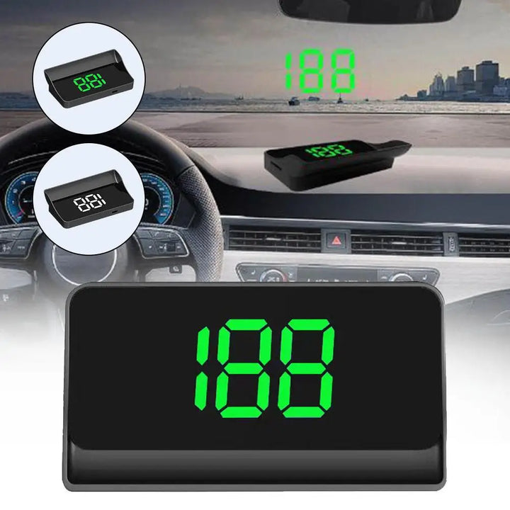 Car Head Up HD Display With GPS Speedometer, Digital HUD Windshield Projector