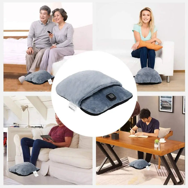 Universal Electric Foot Heating Pad For Winter | USB Charging | Washable | Household Foot Warming Soft Mat