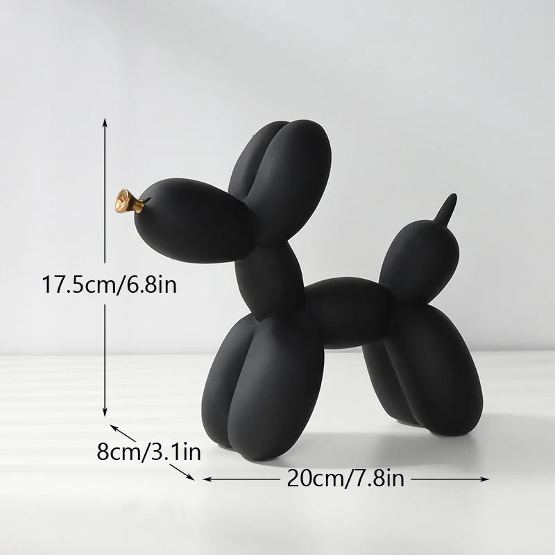 Nordic Balloon Dog Figurines Resin Home Decor Living Room Desktop Gifts