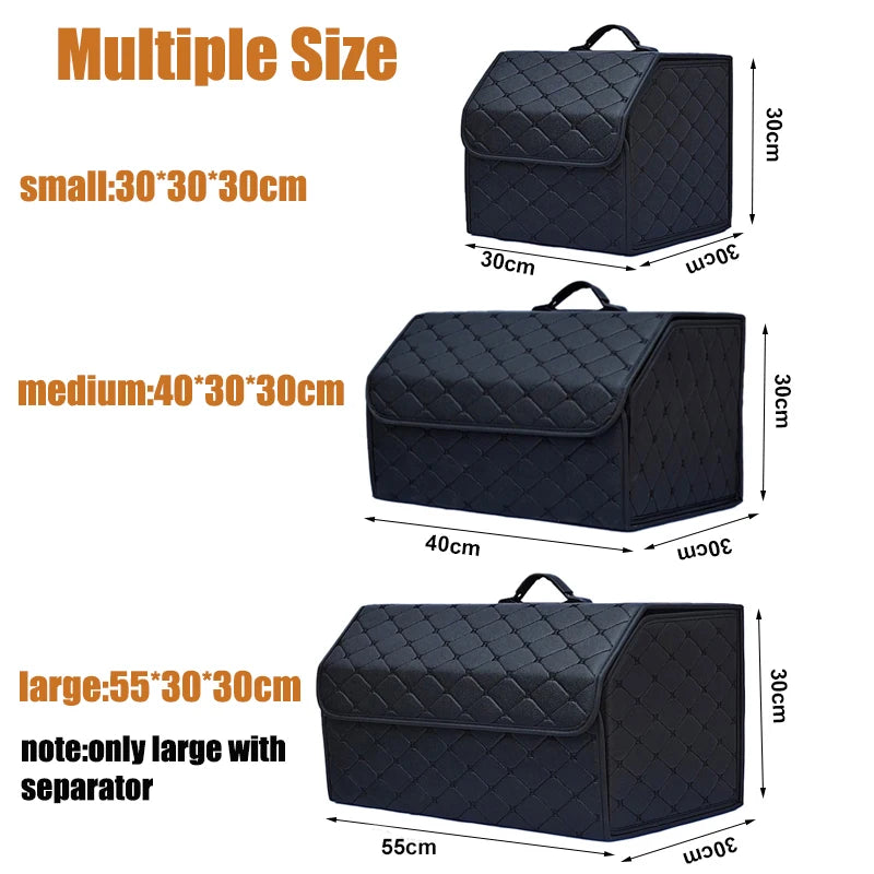 Car Trunk Multi-Purpose Organizer For Tools Storage, Emergency Items