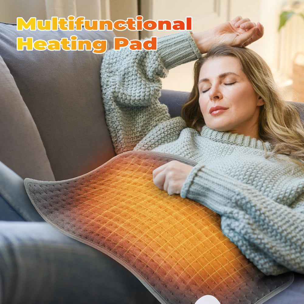 30x60cm Electric Heating Blanket Multifunctional Hot Compress Pad Winter Warm-up Graphene Mat USB Charging Thermal Blanket