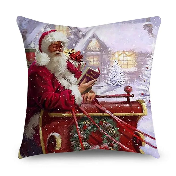 Stylish Merry Christmas cushion cover design