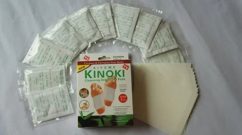 Korea Kinoki Cleansing Detox Leg Healthy Herbal Pads Feet Care Foot Spa Foot Care Dispel Dampness Sleep Well