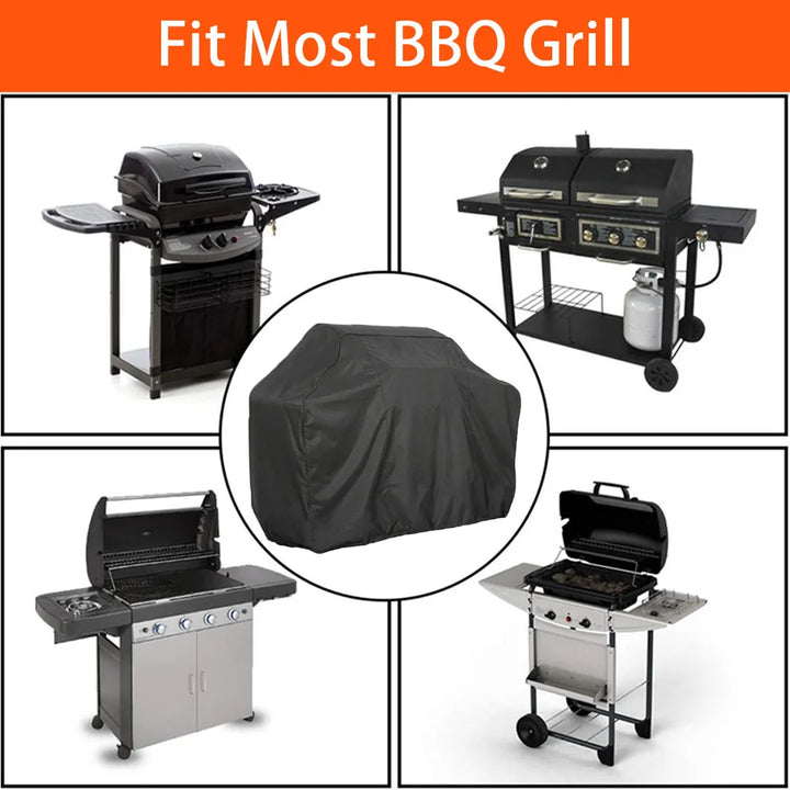 Barbeque Grill Covers Heavy Duty Waterproof, UV Resistant| BBQ Grill Cover 8 Sizes Compatible for Weber, Charbroil