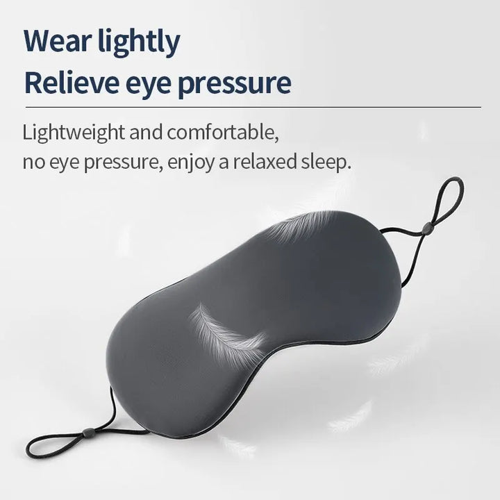 Korean Style Sleeping Eye Mask Ice Silk Warm|Dual Use (Cool & Warm)  Adjustable, Travel, Light Blocking, Breathable, Pain Relief Eye Mask