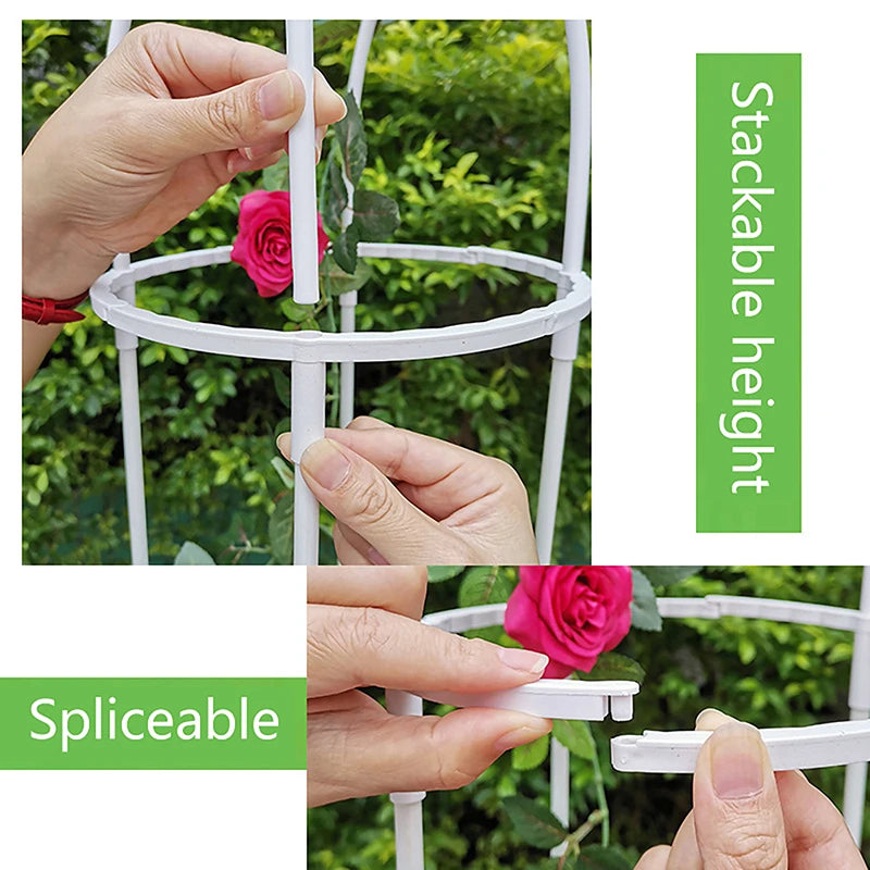 1 Set Climbing Plant Trellis | Support Cages For Flowers, Plants | Indoor/ Outdoor Plant Support Cage