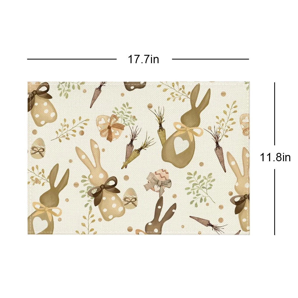 Rabbit tablemats