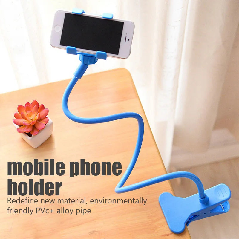 Adjustable Cell Phone Holder For Home, Bed, Desktop With Mount Bracket Smartphone Stand