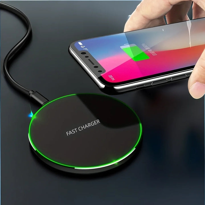 15 W Universal Fast Wireless Charging Station | Wireless Charger Pad For iPhone 14 13 12 15 11Pro XS Max