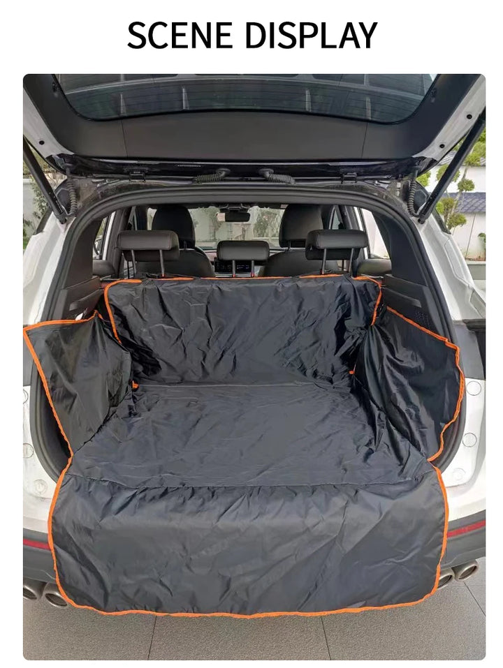 Waterproof Cargo Liner for Cars – Universal Fit Trunk Seat Cover | All-Season Rear Cargo Mat Protector
